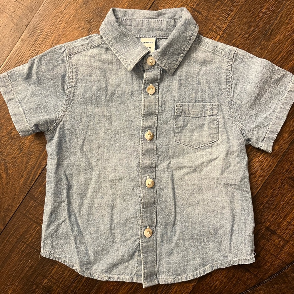 Old Navy Denim Button Up 6-12